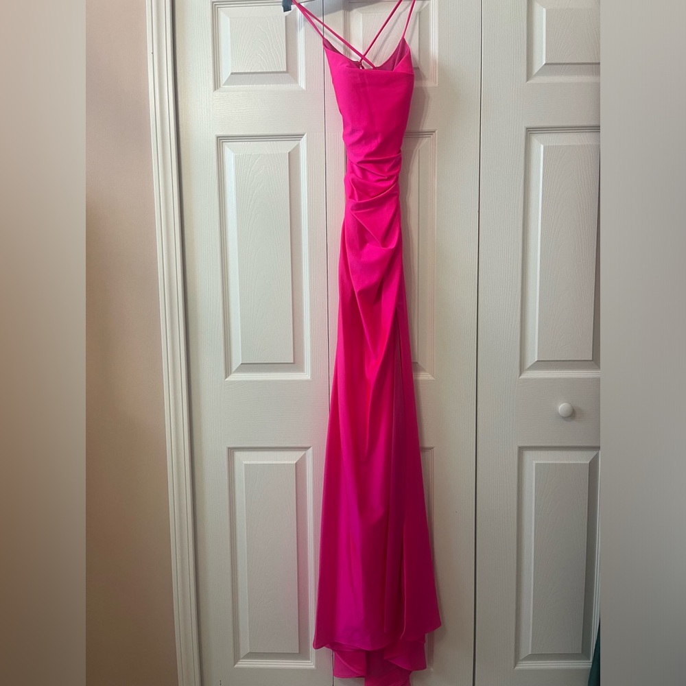 Neiman Marcus Fuchsia Prom Dress